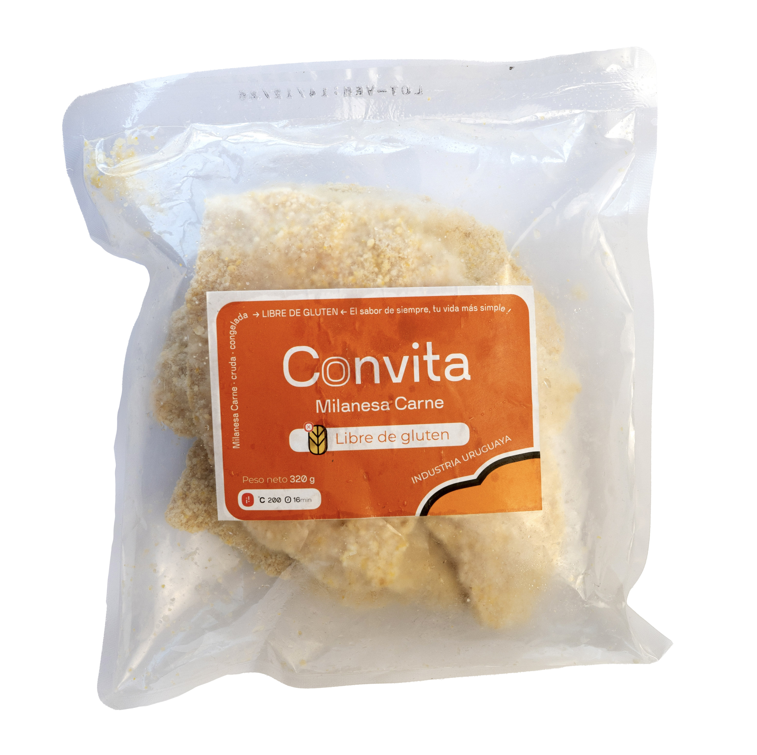 Milanesas Carne Convita Congeladas x4