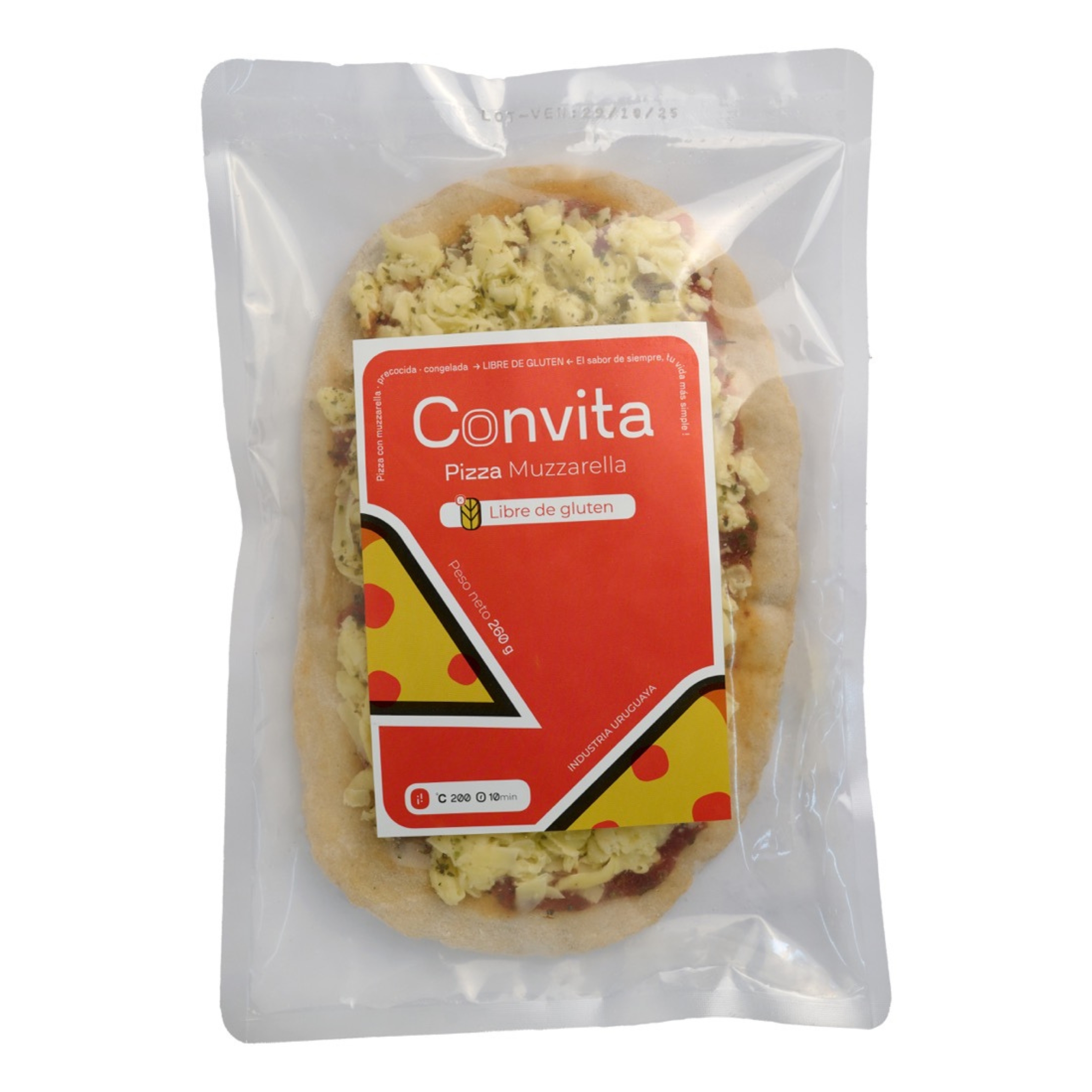 Pizza Muzzarella Convita Congelada