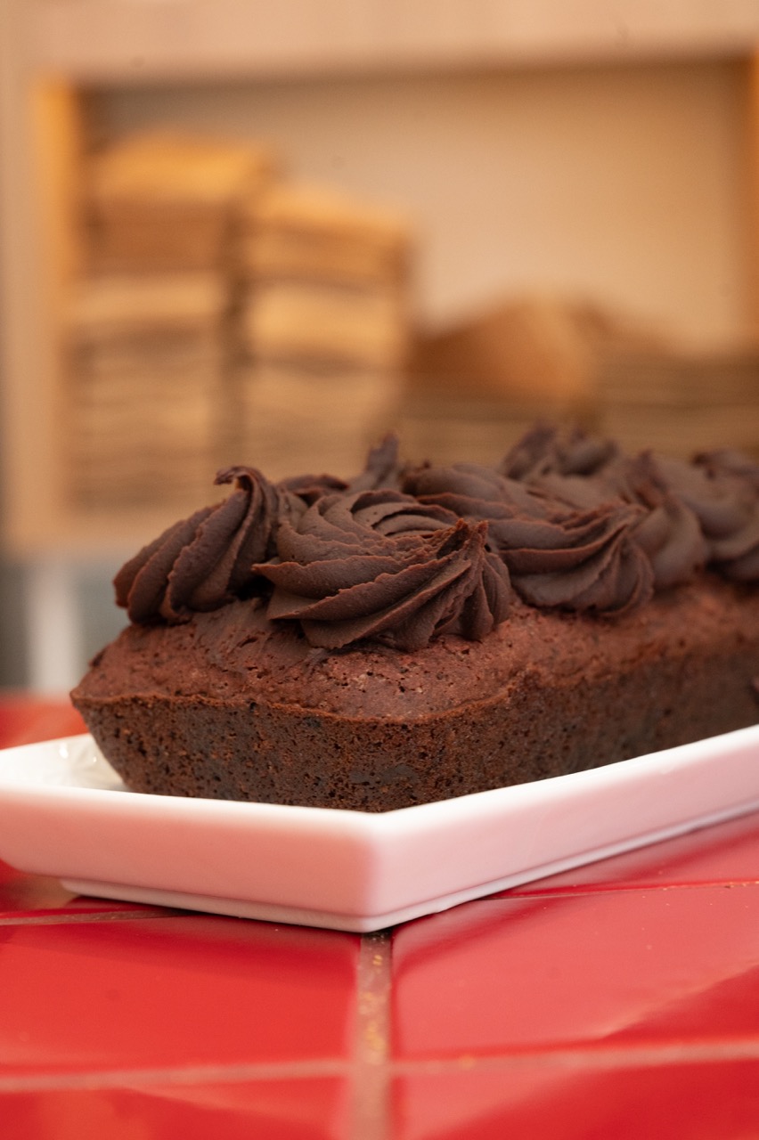Budín de Remolacha y Ganache de Chocolate (Vegano)