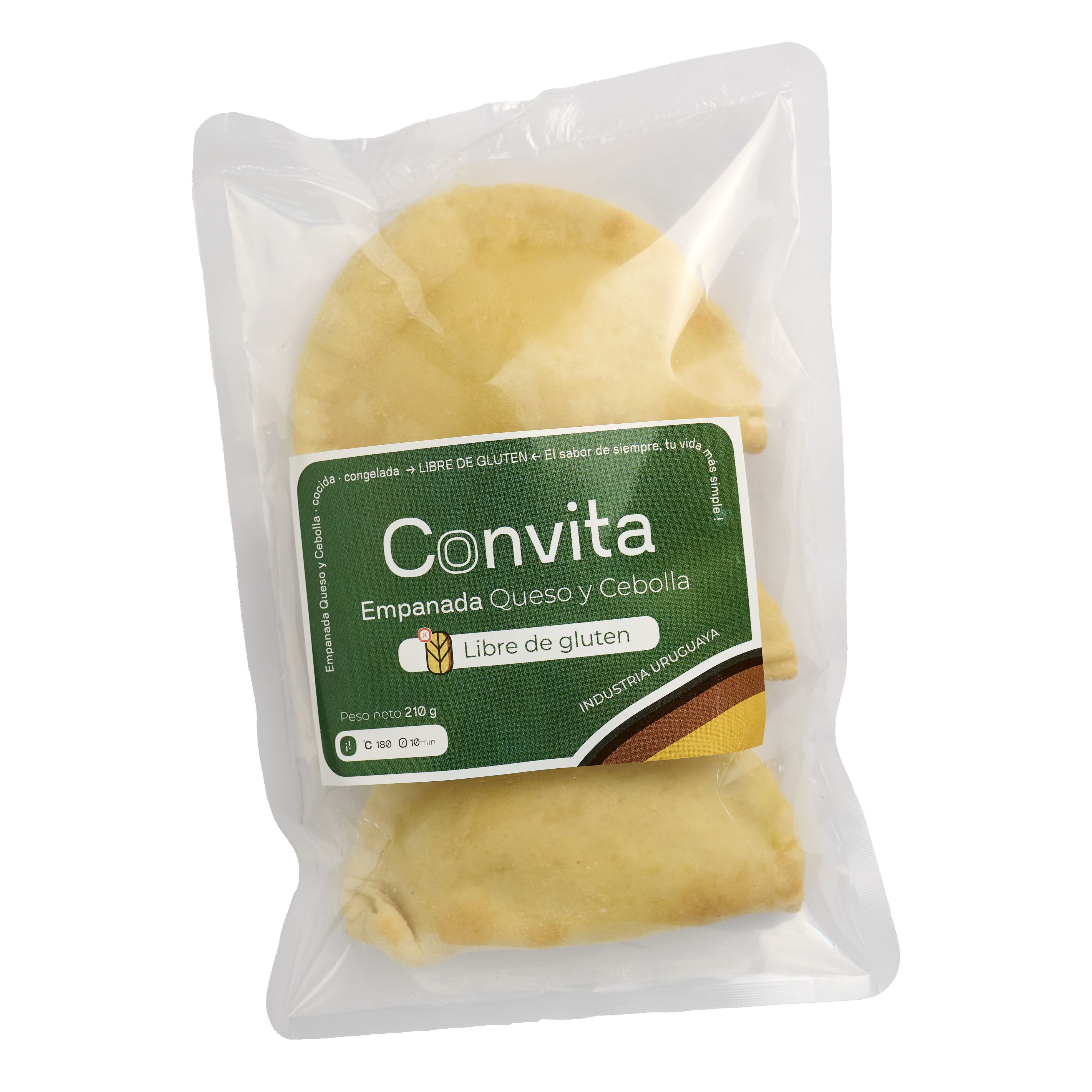 Empanadas Convita Queso y Cebolla Congeladas x3
