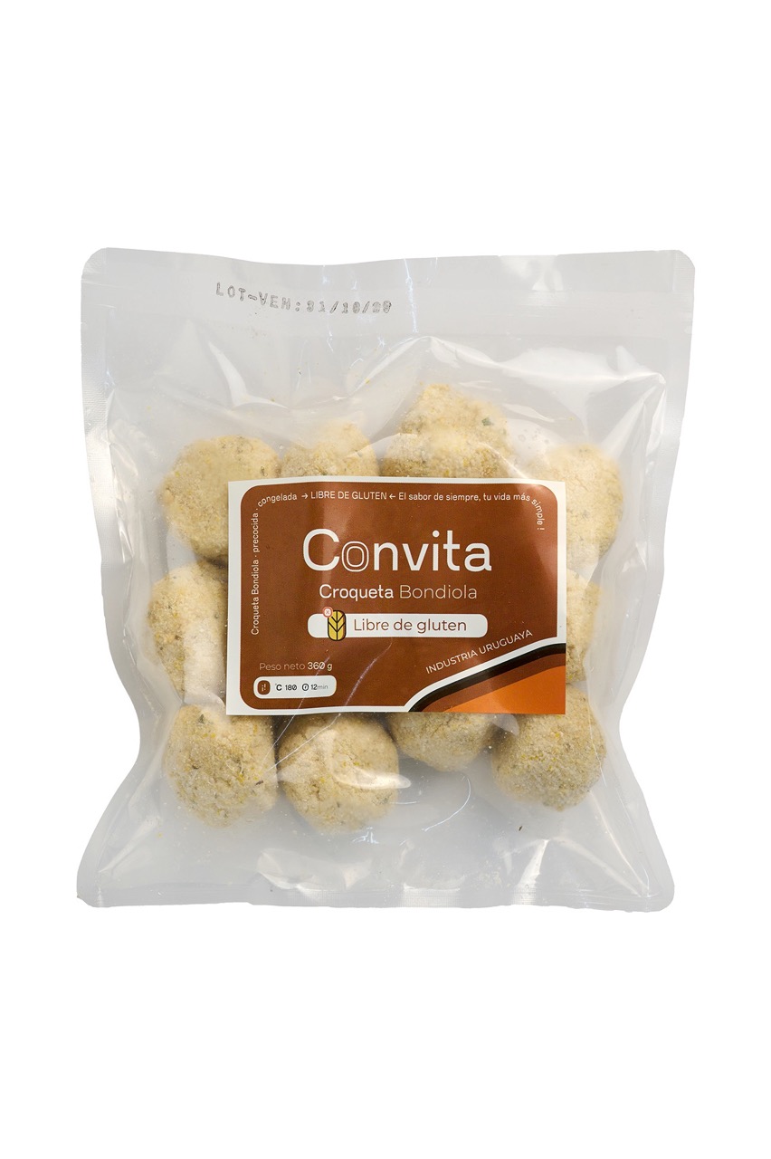 Croquetas Bondiola y Queso Convita Congeladas x12